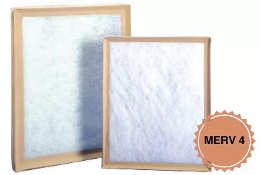 Disposable Panel Filter, Synthetic Media, 18 Inch L x 36 Inch W x 1 Inch T, 300 fpm