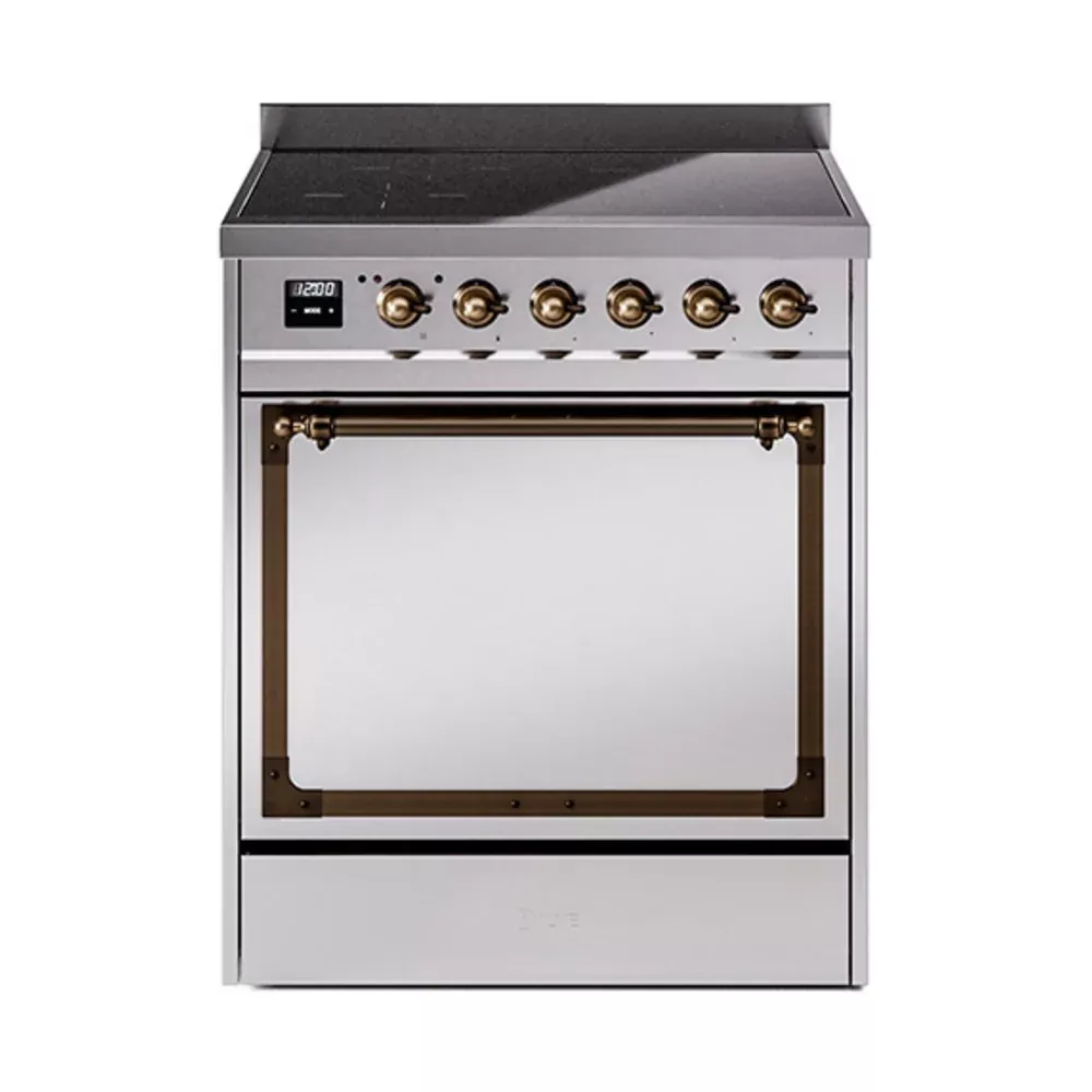 ILVE UNI304QNMPSSB Nostalgie II 30" Stainless Steel Electric Range