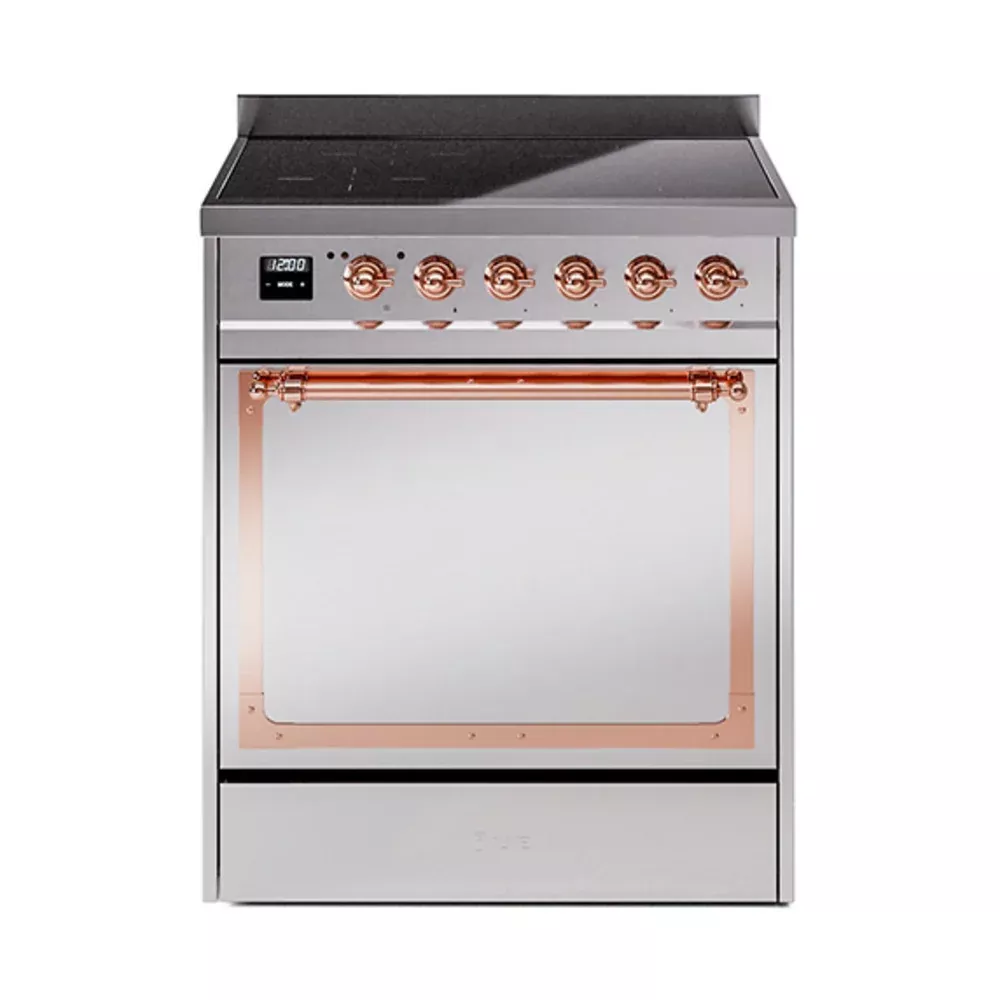 ILVE UNI304QNMPSSP Nostalgie II 30" Stainless Steel Electric Range