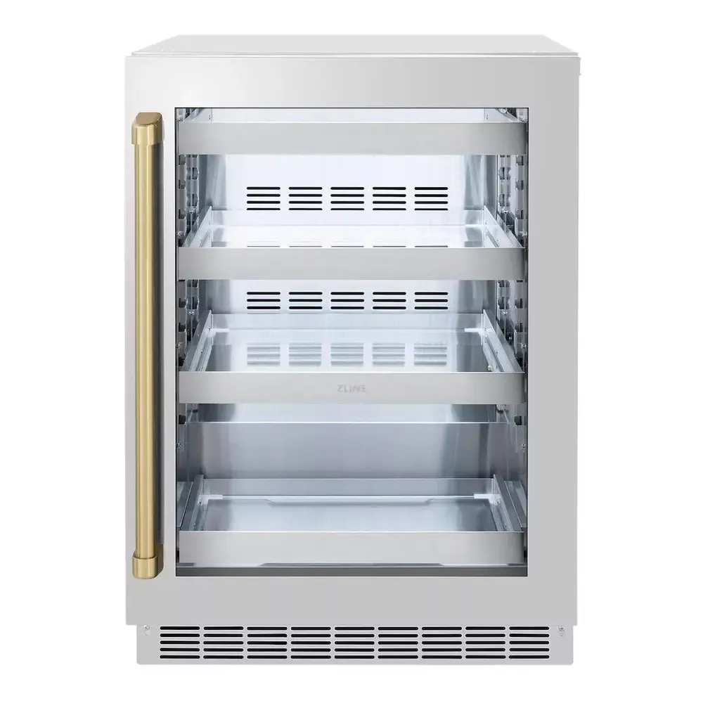 zline-rbsozgs24cb-touchstone-24-stainless-steel-compact-beverage-center ZLINE RBSOZGS24CB Touchstone 24" Stainless Steel Compact Beverage Center