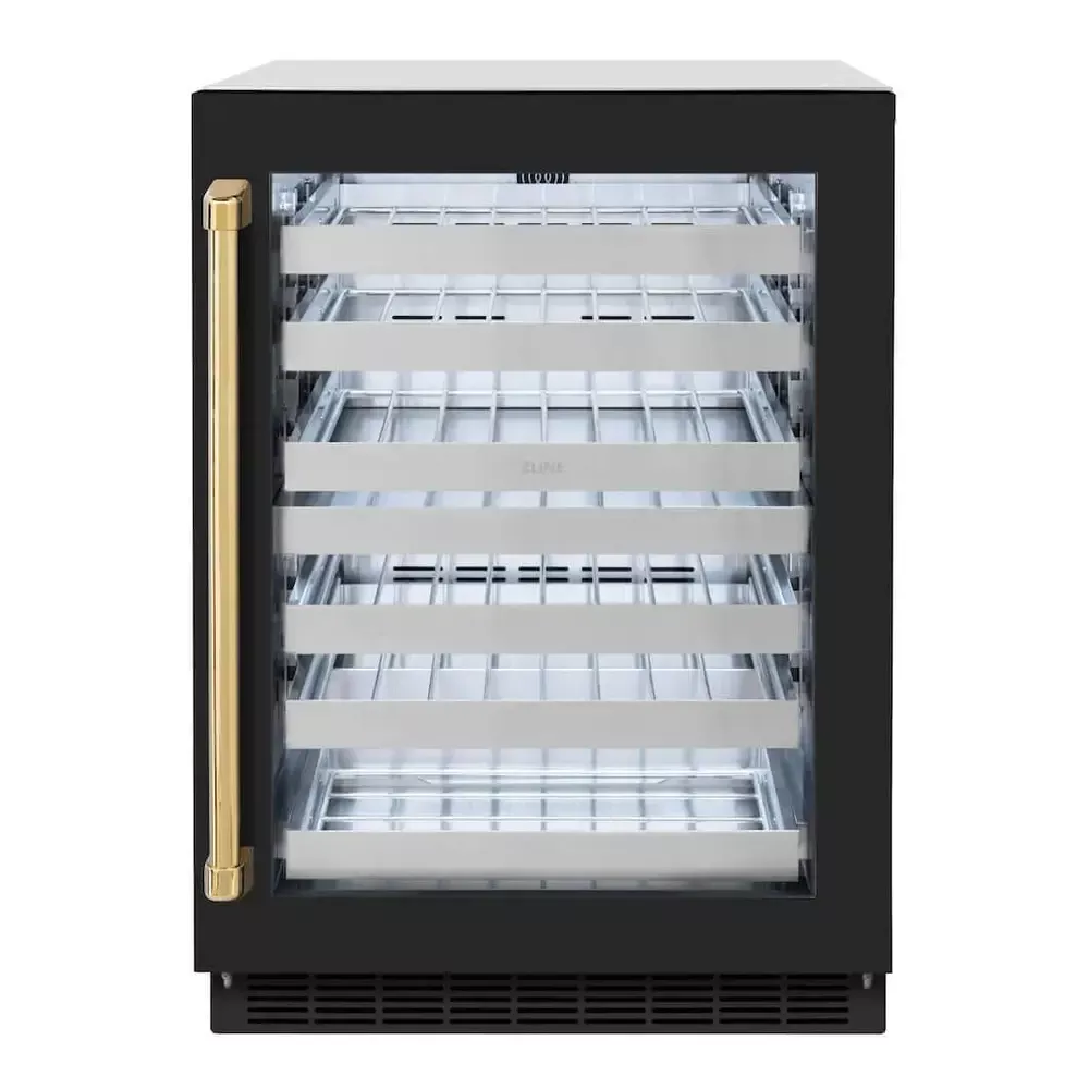 zline-rwdozblm24g-touchstone-24-black-compact-wine-cooler ZLINE RWDOZBLM24G Touchstone 24" Black Compact Wine Cooler